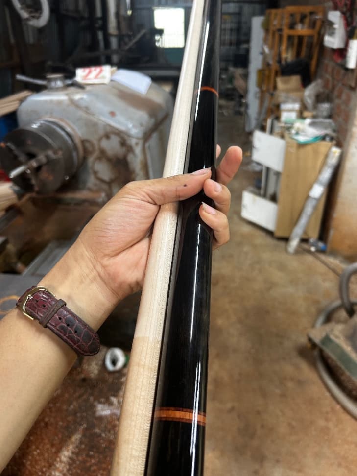 Cơ bida lỗ black ebony thumbnail 2