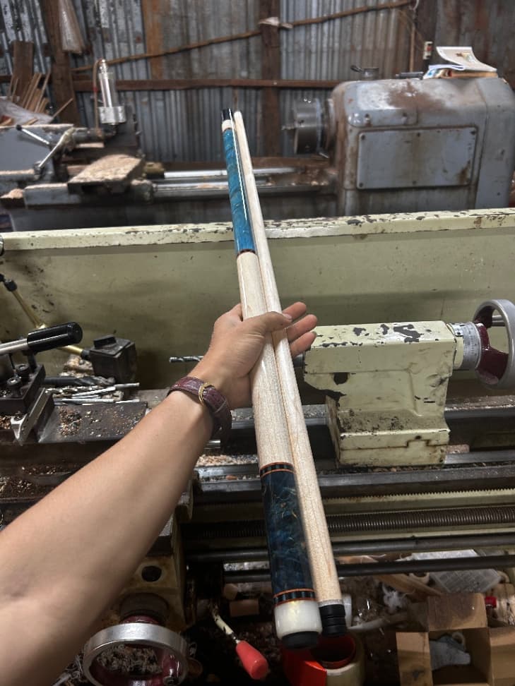 Cơ bida gỗ xanh dương stabwood nu